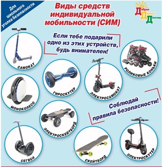 СРЕДСТВА ИНДИВИДУАЛЬНОЙ МОБИЛЬНОСТИ (СИМ)